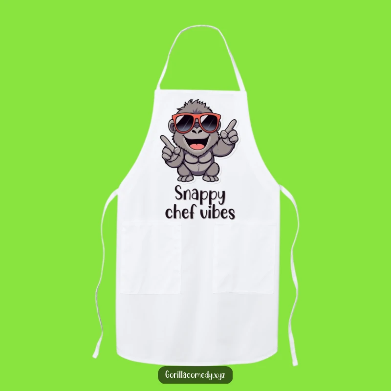 Funny Cool Gorilla Apron: Cook with Confidence and Style, Perfect Gift