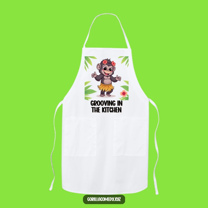 Funny Hula Gorilla Apron: Cook Up Laughs in the Kitchen, Perfect Funny Gift