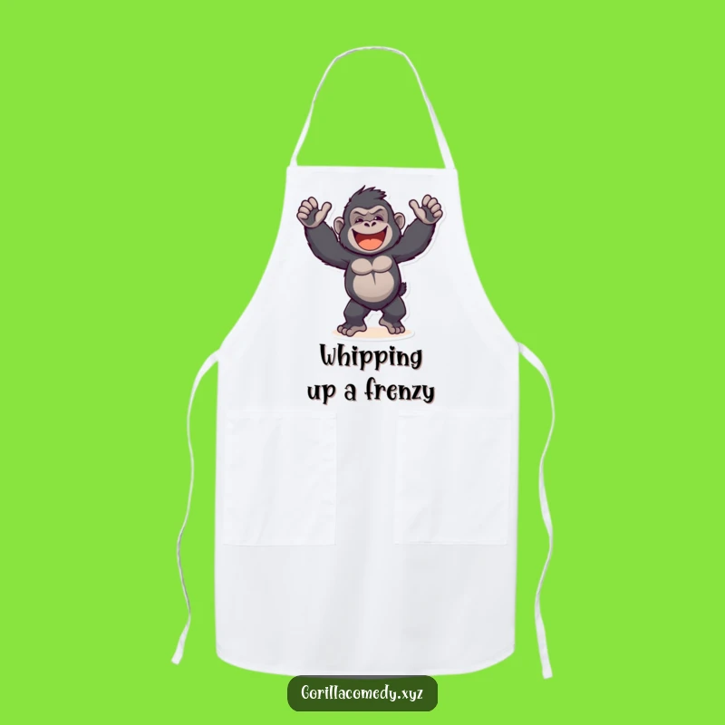 Funny Gorilla Apron: Hilarious Primate Dance Kitchen Wear for Chefs