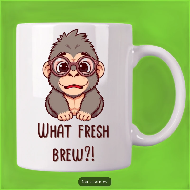 Funny Gorilla Glasses Mug: Hilarious Surprise for a Quirky Friend