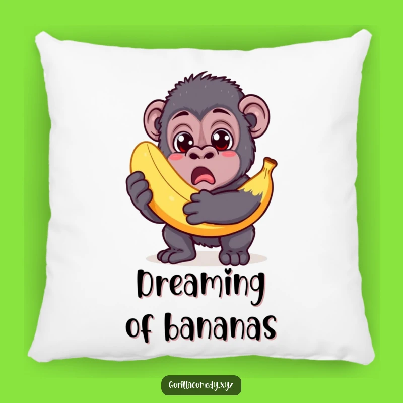 Funny Banana Gorilla Pillow: Cozy Comfort with a Shocking Twist, Perfect Gift