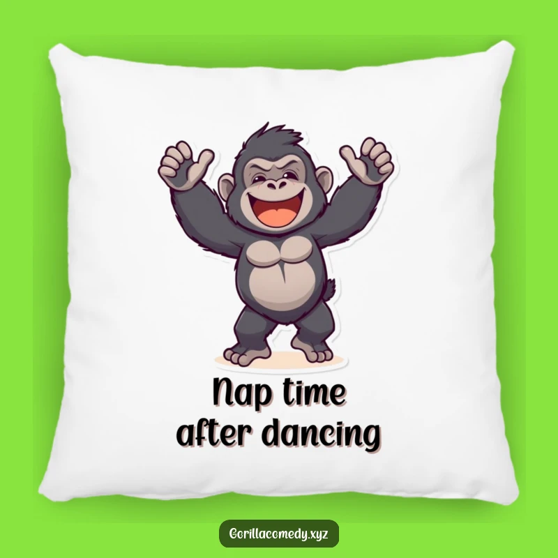 Funny Gorilla Pillow: Soft Primate Dance Cushion for Cozy Laughter