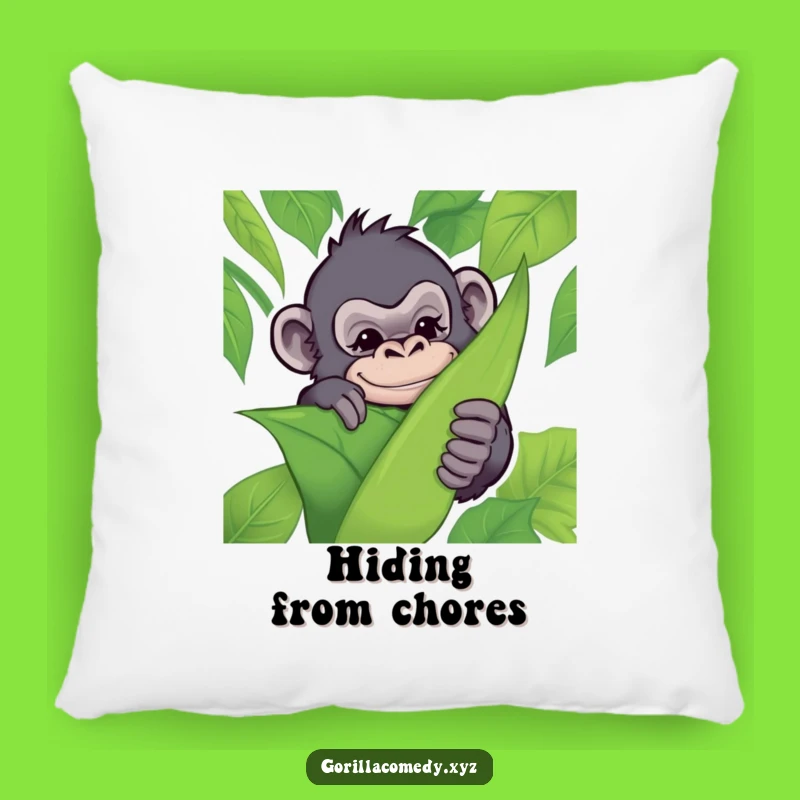 Funny Gorilla Pillow: Cozy Comfort with a Mischievous Jungle Wink