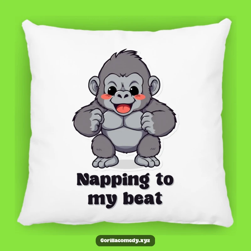 Funny Gorilla Chest Pound Pillow: Rhythmic Comfort, Hilarious Accent Gift
