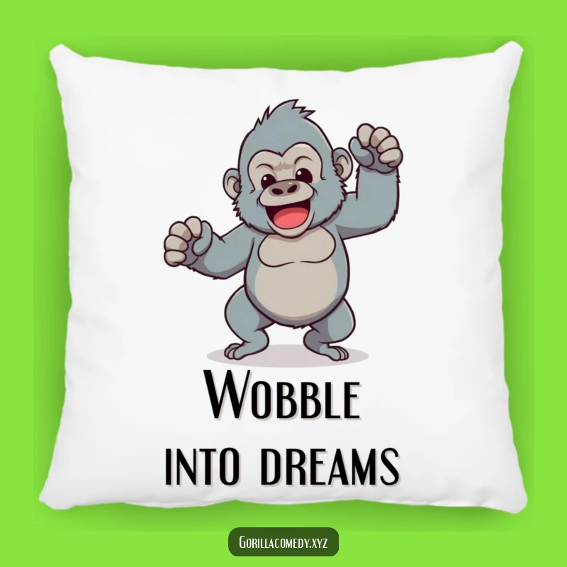 Funny Kawaii Gorilla Pillow: Snuggle Up with a Dancing Giant!
