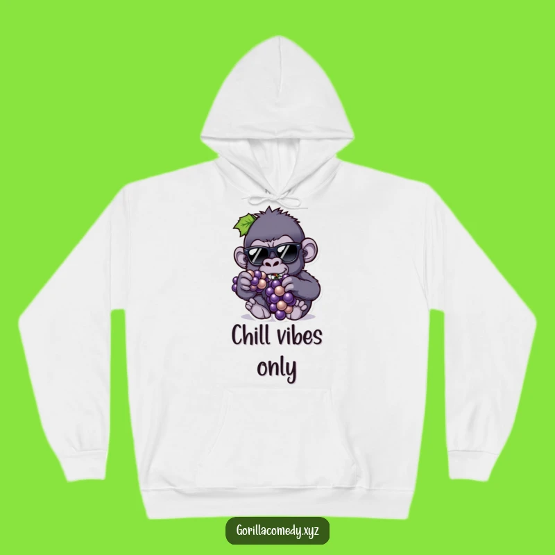 Cozy Funny Gorilla Hoodie: Stay Cool and Chill with This Sunglasses Ape Design
