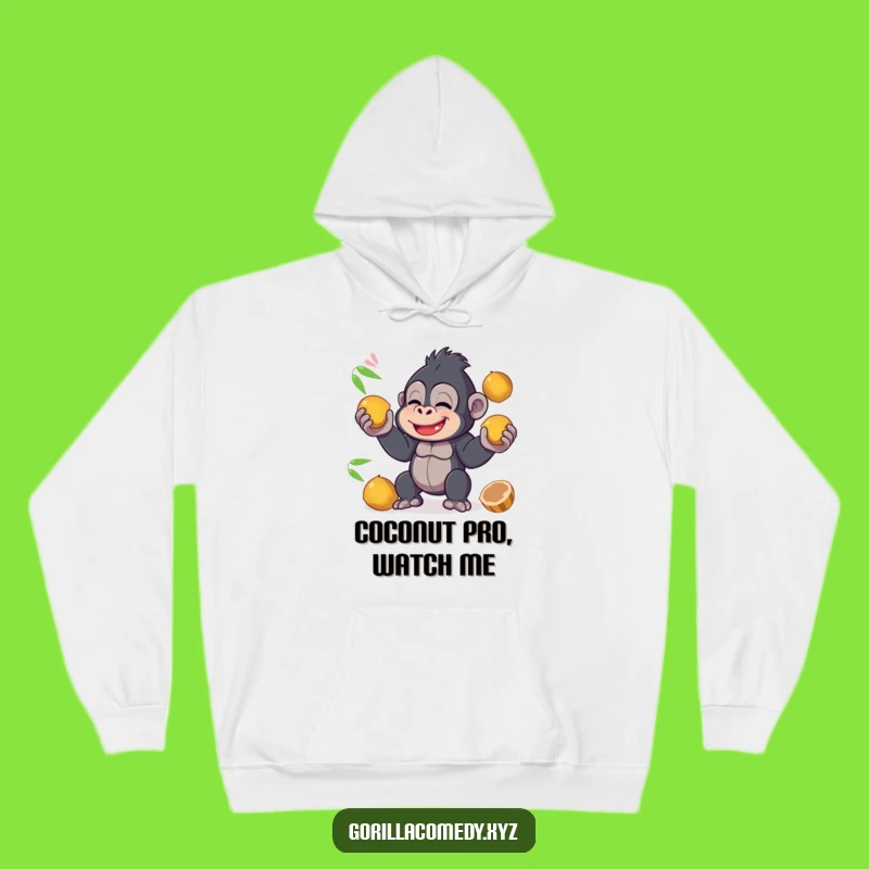 Funny Gorilla Juggling Hoodie: Cozy Up with This Tropical Funny Gift!