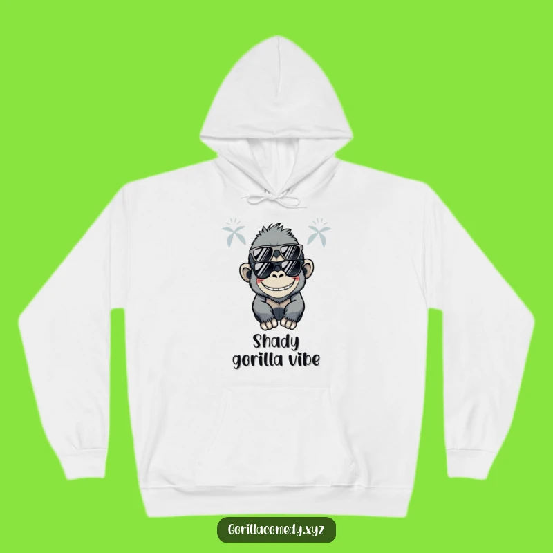 Funny Kawaii Gorilla Hoodie: Cool Sunglasses Style, Warm & Hilarious Gift