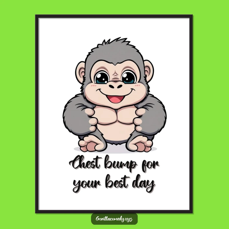 Free Printable Gorilla Wall Art: Funny Downloadable Art for a Playful Home