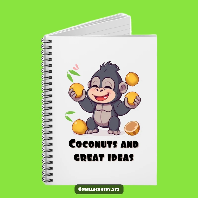 Funny Gorilla Juggling Notebook: Jot Down Ideas with This Hilarious Gift!