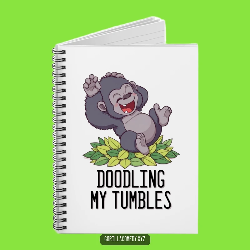 Funny Clumsy Gorilla Notebook: Journal Your Tumbles Gift
