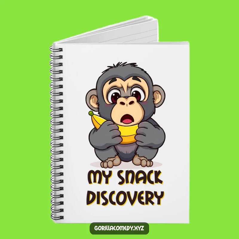 Funny Gorilla Banana Notebook: Surprise Notes, Hilarious Journal Gift