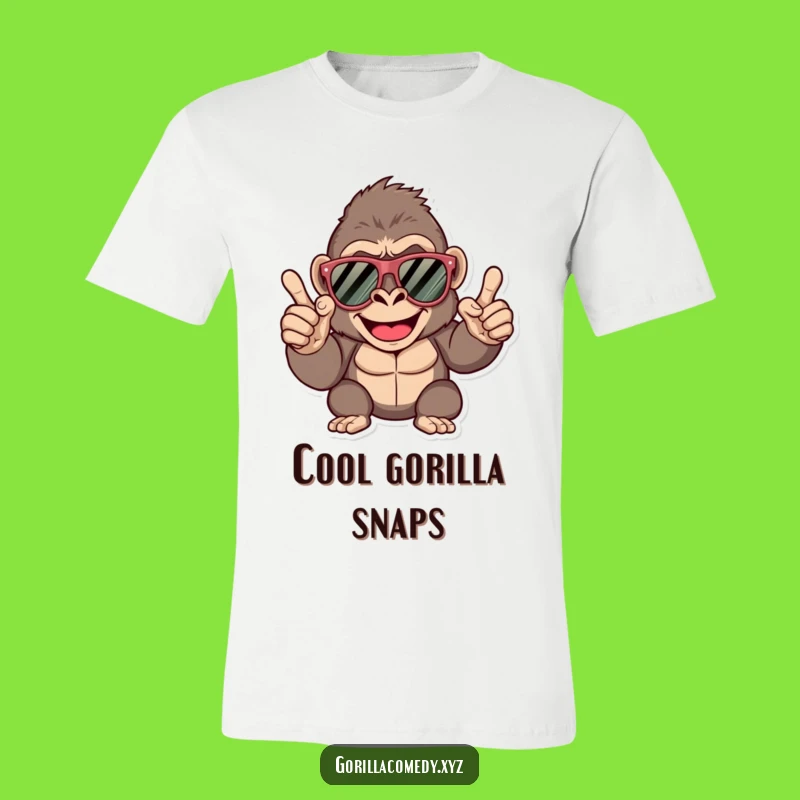 Funny Cool Gorilla Sunglasses T-Shirt - Snap, Crackle, Laugh!