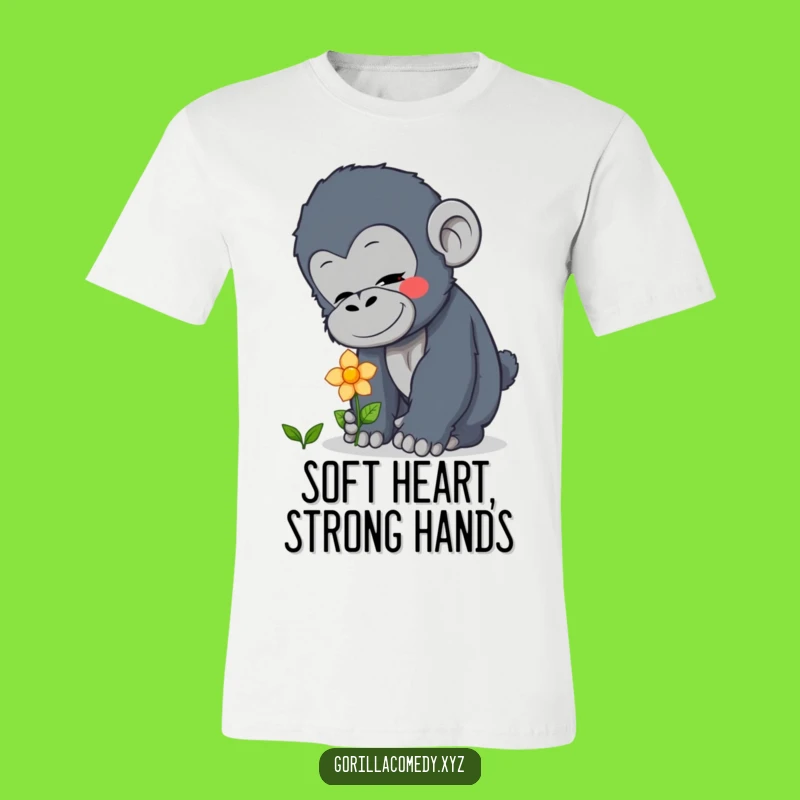 Funny Curious Gorilla T-Shirt - Gentle Giant: A Kind Funny Gift for All Ages