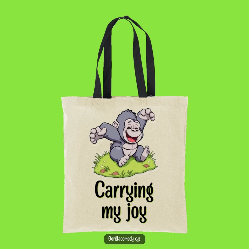 Funny Gorilla Roll Tote Bag: Carry Your Joy Everywhere!