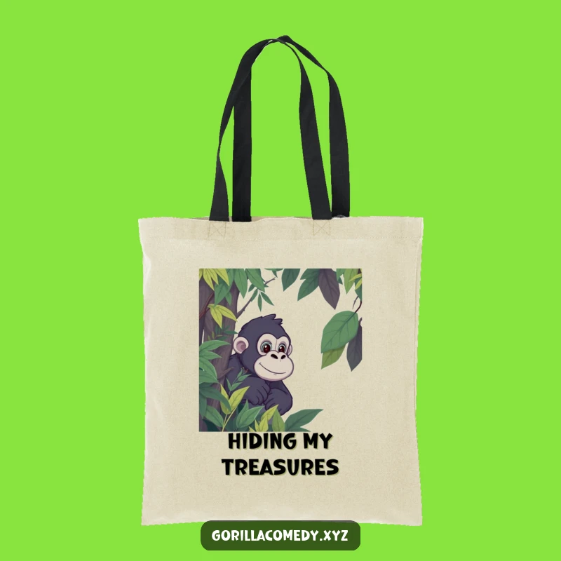 Funny Gorilla Jungle Tote Bag: Carry Your Adventures in Style!