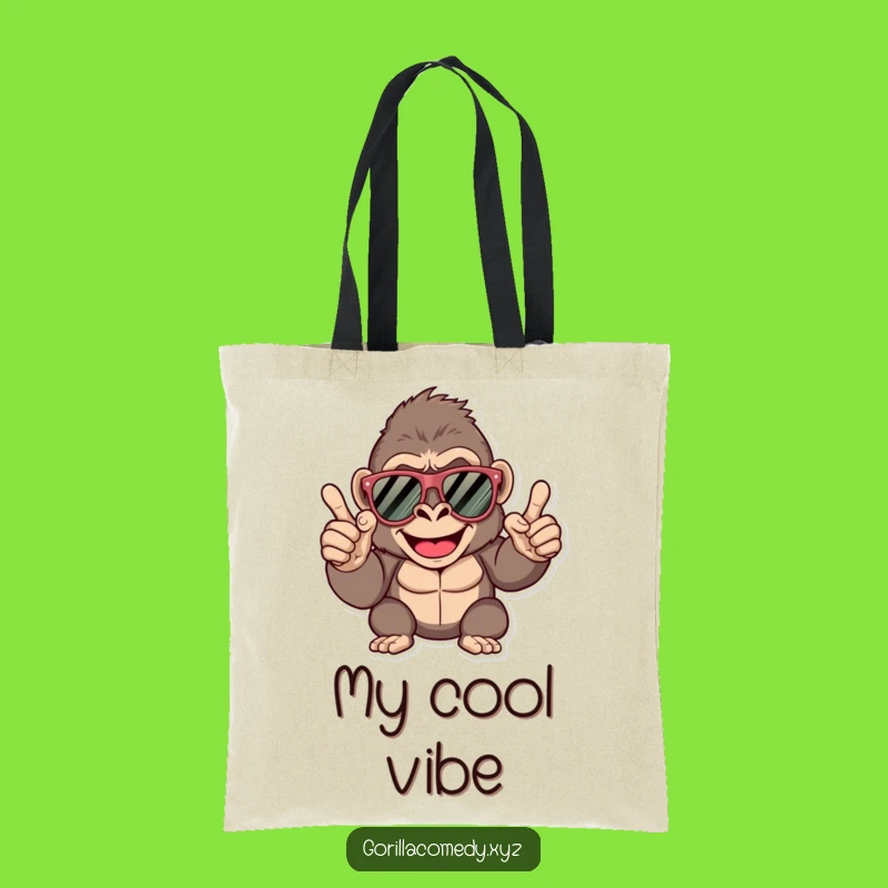 Funny Cool Gorilla Sunglasses Tote Bag - Carry Your Coolness!